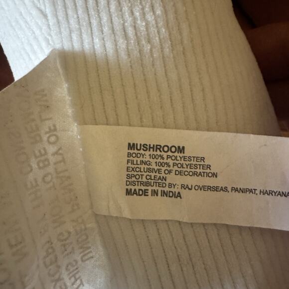 New Target Bullseye's Playground Mushroom Pillow Set of 2 Novelty Fall Decor - Picture 10 of 12